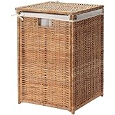 IKEA Branas Rattan 80 Litre &Ccedil;amaşır Sepeti, Kahverengi, 60 x 40 cm