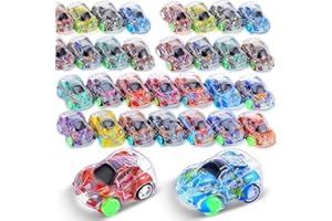 JoyJoyful 50 Pezzi Macchinine per Bambini, Cars Macchinine Giochi Bambini 1 2 3 + Anno, Micro Auto da Corsa Pull Back Eject, Regalo Compleanno Bambino Bambina 4 5 6 7 8 Anni