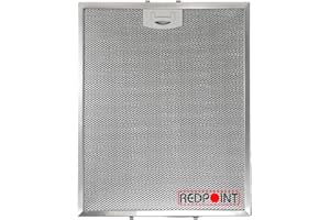 REDPOINT Filtro de aluminio para campana Tecnowin, 284 x 352 x 8 mm