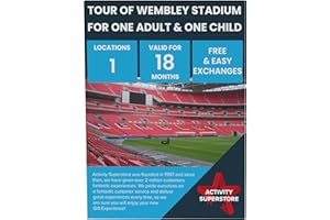 Activity Superstore Tour of Wembley Stadium for Two Gift Experience Voucher, Experience Days, Football Gifts, Father & Son Gifts, Birthday Gifts