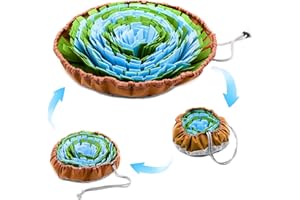 Senders Schnüffelmatte für Hunde, Futterschnüffel-Futtermatte, Hunde-Schnüffelmatte, Welpen-Trainingsmatte für langsames Füttern, fördert die natürliche Nahrungssuche und Stressabbau