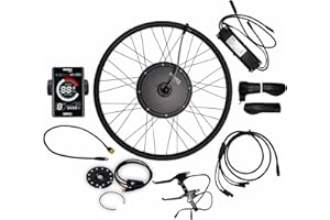 FAMEX RIDE 27.5" Electric Bicycle Conversion Kit E Bike Rear (BLACK COLOUR) 1000W 48V UK