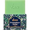 VCare Swarnothaya Herbal Soaps for Bath 100g | Handmade Soap Bar for Women and Men | Reduces Wrinkles and Exfoliates Dirt | Rejuvenates Skin Cells for a Soft and Glowing Skin | Pack of 1
