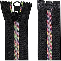 TIRA LAMPO CERNIERA ZIP CATENA METALLO PLASTICA SPIRALE TIRETTO UNIVERSALE NERO - Foto 6