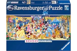 Ravensburger - Puzzle Adulte - Puzzle 1000 p - Photo de groupe Disney (Panorama) - 15109