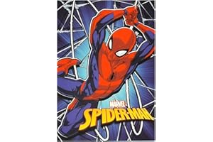 Theonoi Coperta in microfibra per bambini, coperta in pile, morbida, idea regalo (Spiderman)