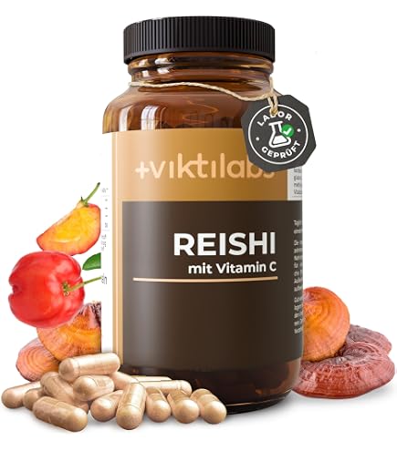 Extrait Premium De Reishi Rouge 500mg - 100 Capsules Vita World Allemagne