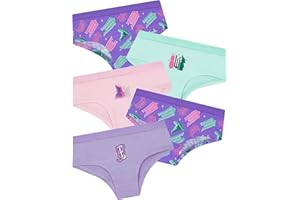 WICKED Girls Underwear, 5 Pack Girls Knickers, Glinda And Elphaba Kids Underwear, Ages 5 To 13 Years