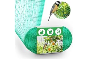 AVAGIAFORU Vogelschutznetz 6x10m, Hühnernetz, Taubennetz Balkon, Pflanzennetz, Vogelnetze, Teichnetz, Vogelnetz Engmaschig, Vogelschutznetz Engmaschig, Gartennetz Obstbaumnetz für Balkon, Erdbeer, Teich