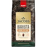 Jacobs Barista Crema Intense Kaffeebohnen 1kg – Intensiv, Dunkle Schokolade & Pekannüssen, Arabica & Robusta Bohnen, Intensit