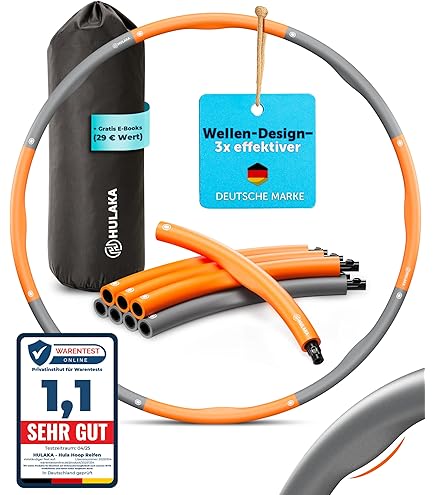 Hop Sport Hula Hoop Volwassenen Met 48 Massageknoppen En Magneten Hoola Voor Afvallen Buiktrainer 8 Verstelbare Delen 103cm Diameter 745830633