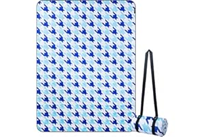 Diveblues Couverture de Pique-Nique XXL, Imperméable sans Sable, Couverture de Plage Portable et Lavable, Couverture de Camping Légère, Compacte et Pliable avec Sangle de Transport, 200x270cm