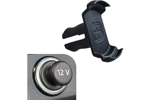 3D M Zigarettenanzünder Halterung passend für OOONO CO-Driver NO1 KFZ 12V Steckdose Armaturenbrett Mittelkonsole Blitzerwarner Auto Zubehör