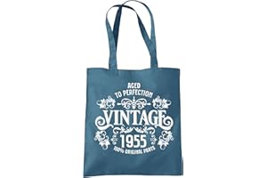 Dead Set Studio 70th Birthday Gifts For Women, Vintage 1955 70th Birthday Gift Bag, Women's 70th Birthday Presents, 70th Gifts Wrapping Alternative, 70th Gift For Her