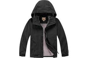 Blu Apparel Kids Waterproof Jacket Childrens Rain Coat ideal for School Coat, Walking Windproof Jacket, Childrens Rain Jacket