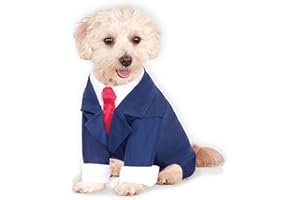 RUBIES Rubie's unisex adult Business Suit Pet Costume Party Goods, Multicolor, S Neck 12 Girth 17 Back 11 US