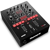 Numark Scratch 2 Kanallı DJ Scratch Mikser | Innofader Crossfader, Serato DJ Pro Dahil, DVS Lisansı, FX Pedalları, 8 Performa