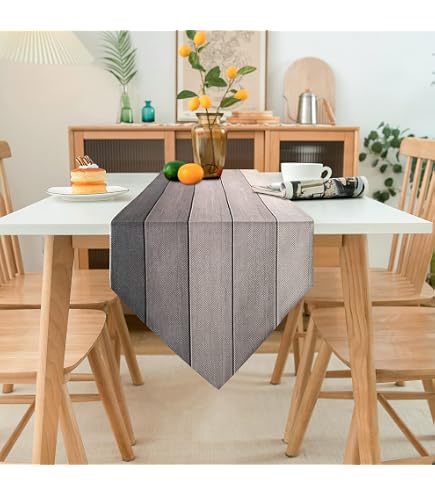 ABAKUHAUS Runner Rettangolare 40x180 Cm, Colore Grigio Scuro, Motivo Monochrome Starfish. 100% Poliestere, Fatto In Turchia.