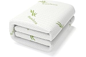 IMFAA BAMBOO Water Proof Mattress Protector Topper cover Extra Deep Fitted 40 CM Depth Breathable Antialergy Non Noisy Bug Proof Single-40Cm