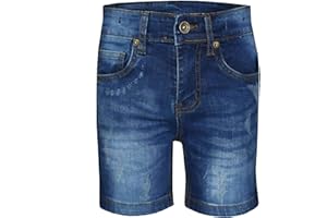 A2Z 4 Kids® Enfants Garçons Short Designer Denim Déchiré Chino Bermudes Jeans Shorts Désinvolte Genou Longueur Demi Pantalon Âge 5 6 7 8 9 10 11 12 13 Ans
