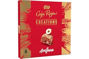 NESTLÉ CAJA ROJA Creations Bombón de chocolate con leche y avellana Estuche 111 g