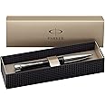 Parker Urban Chrome Trim Ballpoint Pen with Medium Nib - Black, Gift Boxed