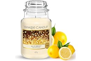Yankee Candle bougie parfumée Fête scintillante - Format jarre - Bougie longue durée jusqu’à 150 heures de combustion - Cadeau parfait pour femme, Tout Est Lumineux