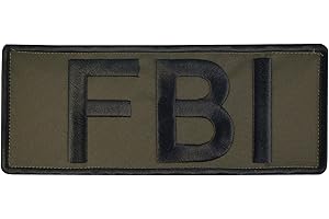 2AFTER1 Olive Drab OD Green Large XL 10x4 inch Vest Tactical Embroidered Nylon Hook Patch