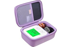 Ihealth Track intelligent bras tensiomètre bovke sac de transport, ihealth Bluetooth tensiomètre sac, violet