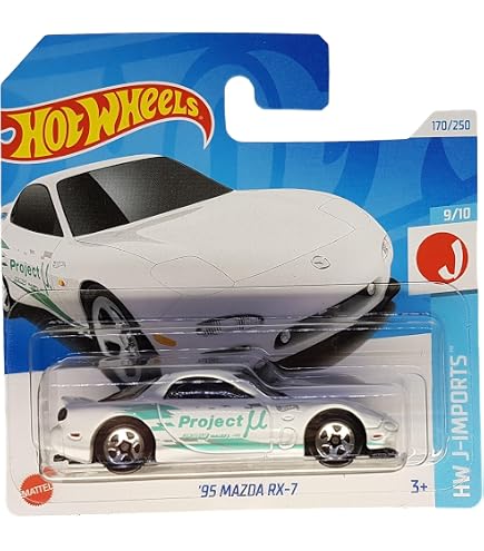 Hot Wheels Mazda RX-3 Blanc 137/250 Drift 5/5 - Voiture Miniature Échelle 1:64