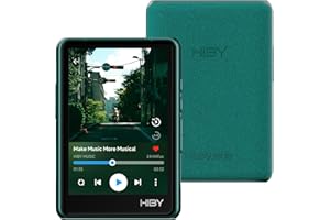 HiBy R3 PRO II MP3 Music Player - Qobuz/Tidal Support, MQA 8X Decoding & Native DSD256, Hi-Res Audio Certified, MP3 Player with Touch Screen & 3.5mm PO + 4.4mm BAL Dual Jacks, 2TB Expanded Memory