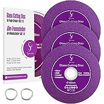 Dtacke Lot De 10 Disques De Coupe Diamant Rotatifs Pour Couper Des Pierres Précieuses, Du Verre, Des Pierres Précieuses, Du Verre, Des Géramiques (30 Mm