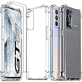 Ferilinso Cover per Realme GT Master Edition 5G Silicone, Con 2 Pezzi 9H Durezza Vetro Temperato Pellicola Protettiva, TPU Tr