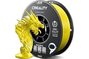 YOOPAI Oficjalny filament do drukarki 3D CR PETG 1,75 mm, 1 kg, wysoka precyzja, duża wytrzymałość, bezwonny, lepszy przepływ, odporny na wilgoć, filament końcowy do drukowania 3D (żółty)