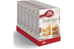 Betty Crocker Zesty Lemon Cake Mix 425g (Pack of 6)