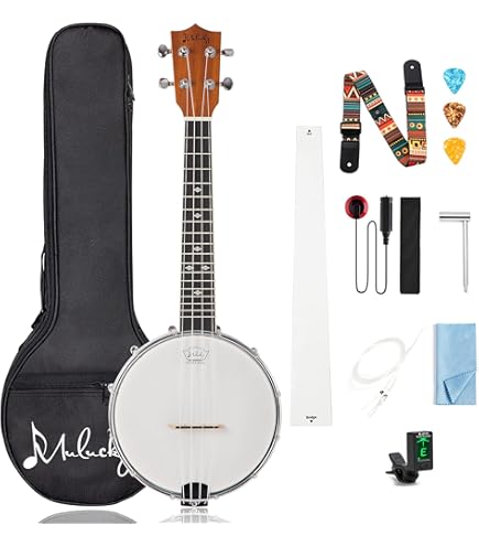 Banjo-Brücke 6-saitig Aus Ebenholz & Ahorn - Für Klaren Sound & Bessere Spielbarkeit