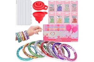 ZeYou Zestaw do majsterkowania dla dziewczynek w wieku 5-9 lat, zestaw do majsterkowania dla dzieci, bransoletka przyjaźni, prezent dla dziewczynki, urodziny, do majsterkowania, dla dziewczynek w