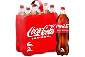 Coca-Cola Sabor Original - Refresco de cola - Pack 6 botellas 2 L