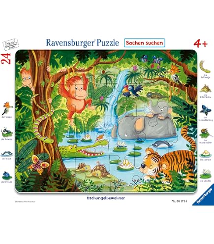 Ravensburger - Puzzle Principesse Disney, Idea Regalo per Bambini 5+ Anni, Gioco Educativo e