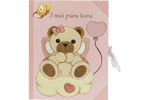 THUN - Scatola Ricordi Rosa con Teddy - Bambini, Album e Ricordi - Carta - 24x30x10 cm
