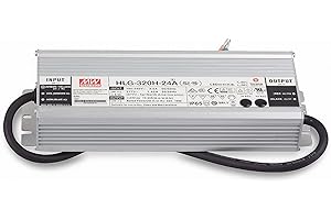 Meanwell HLG-320H-24A Fuente de alimentación de conmutación LED, 320W, 24V, 13.34A