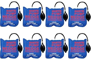 WANYIG 8 x Cuscinetti di montaggio quadrati Air Pump Wedge, cuneo pneumatico universale, cuscino di supporto fino a 300 kg