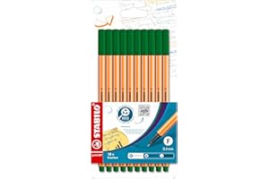‎STABILO STABILO - Fineliner - point 88-10er Etui - grün