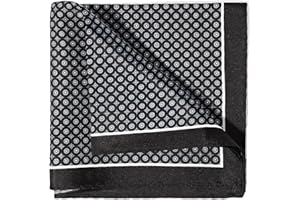 BRERA 67 - Fazzoletto da Taschino Elegante in Seta, Fazzoletti per Abiti e per Giacche 25X25 cm, Accessorio Uomo per Cerimonie e Matrimoni, Pochette Classica