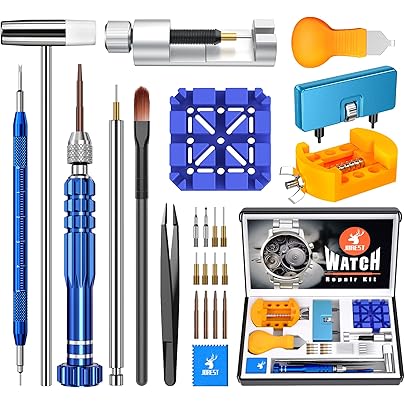 Kit Orologiaio Professionale - Set Di 155 Kit Riparazione Orologi