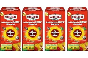 HEINRICHS AGRAR Pest Free Careo 4 x 250 ml for Ornamental Plants and Vegetables Against Boxwood Moths Thick Weevils Potato Beetle Aphid