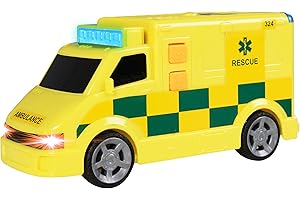 Halsall Toys Europe Ltd Teamsterz Small Light & Sound UK Ambulance | Kids Emergency Medic Rescue Toy Vehicle Great For Children Aged 3+