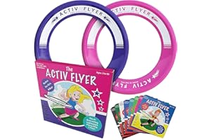 Activ Life Frisbee Ultimate [Pack de 2] Vole Droit sans Vous Blesser – Frisbee Enfants 80% Plus Légers - Remplacez Le Temps d'Écran par des Jeux de Plage Sains – Jeux Plein Air Enfants et Adultes