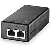 YuLinca Iniettore PoE Gigabit 15,4W, adattatore PoE 802.3af Power Over Ethernet, 10/100/1000Mbps, adattatore da non-PoE a PoE