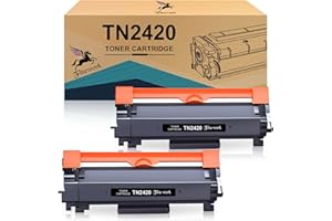 FITU WORK TN2420 TN2410 Cartucce Toner Compatibili per Brother TN2420 TN2410 per MFC-L2710DW MFC-L2710DN HL-L2350DW MFC-L2730DW MFC-L2750DW HL-L2310D HL-L2370DN HL-L2375DW DCP-L2530DW L2510D L2550DN
